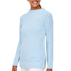 Loft Mock Neck Tunic Sweater
